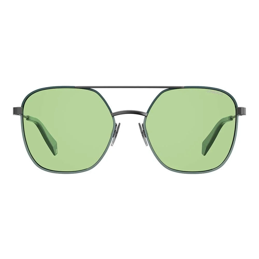 Polaroid Green Metal Sunglasses - Sunglasses