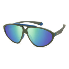 Polaroid Green Rubber Sunglasses - Sunglasses