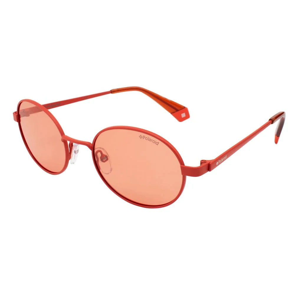 Polaroid Orange Metal Sunglasses - Sunglasses