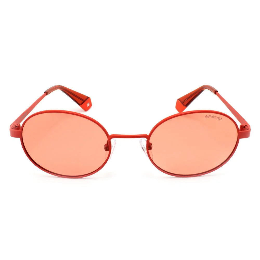 Polaroid Orange Metal Sunglasses - Sunglasses