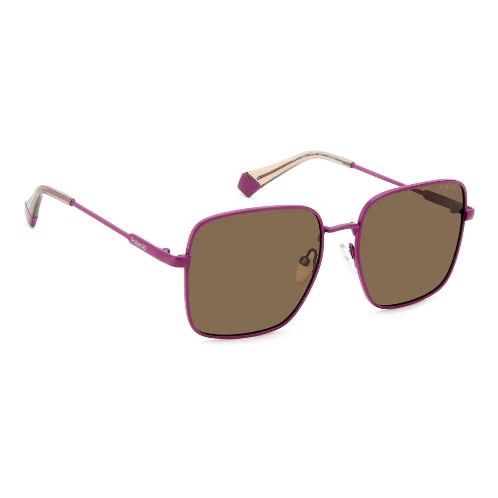 Polaroid Purple Metal Sunglasses - Sunglasses