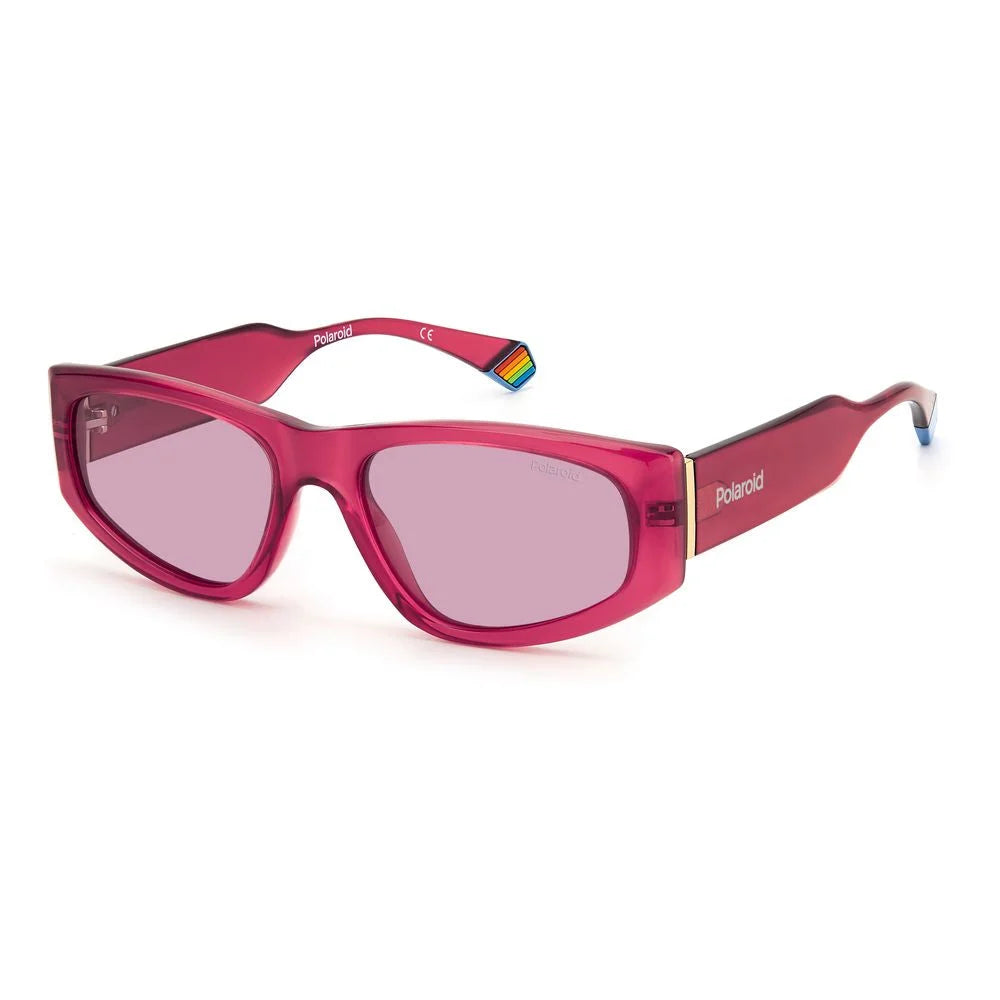 Polaroid Red Plastic Sunglasses - Sunglasses