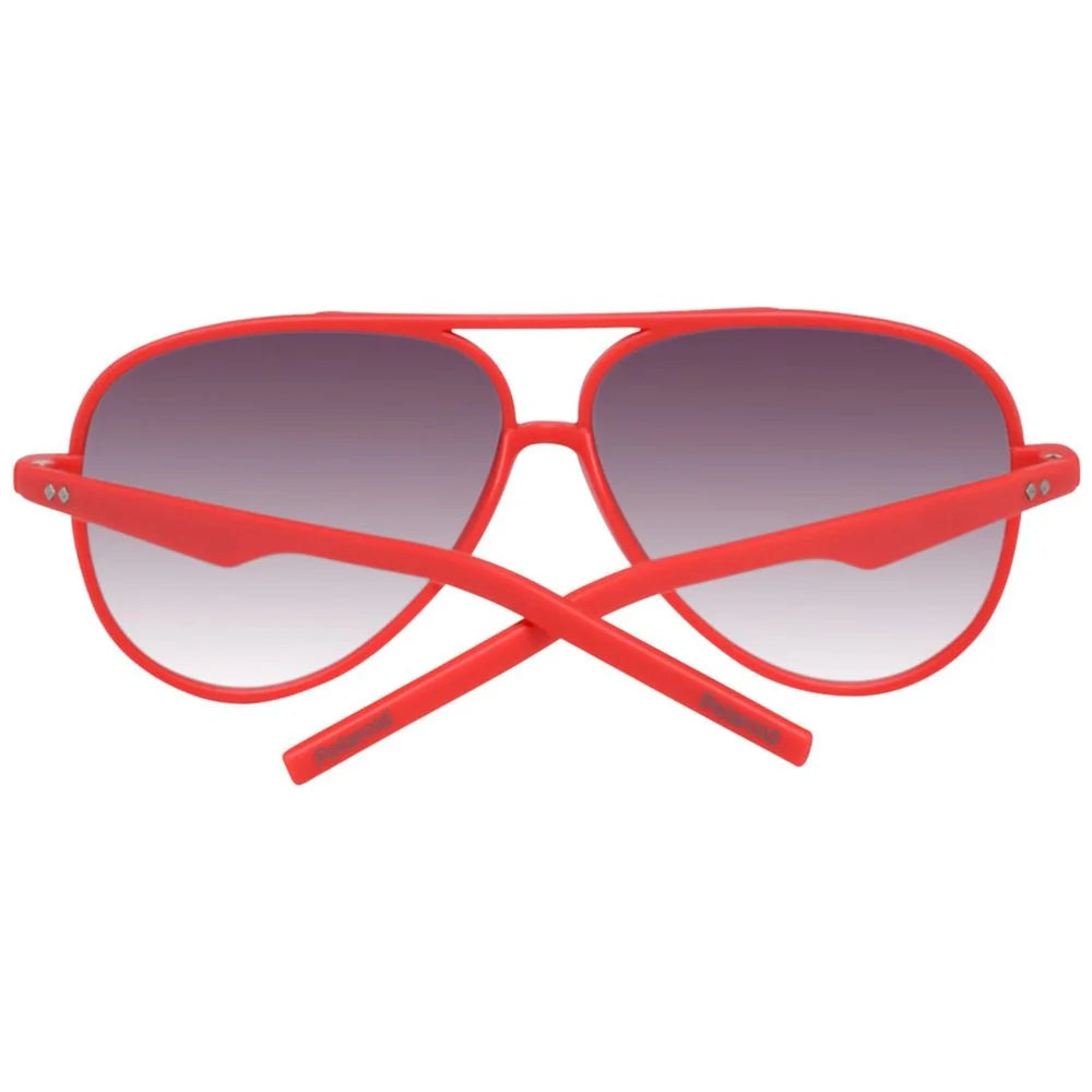 Polaroid Red Plastic Sunglasses - Sunglasses