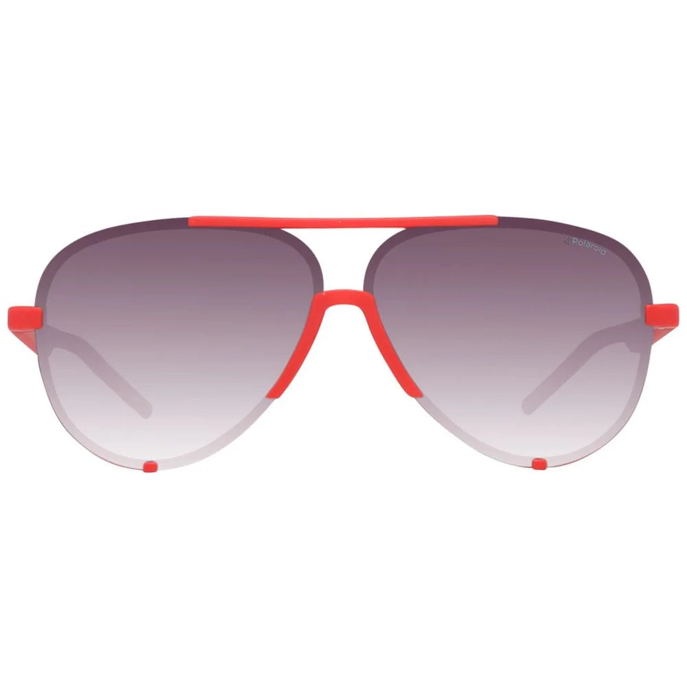 Polaroid Red Plastic Sunglasses