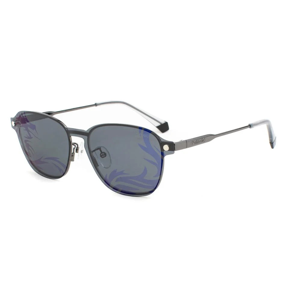 Polaroid Silver Metal Sunglasses - Sunglasses