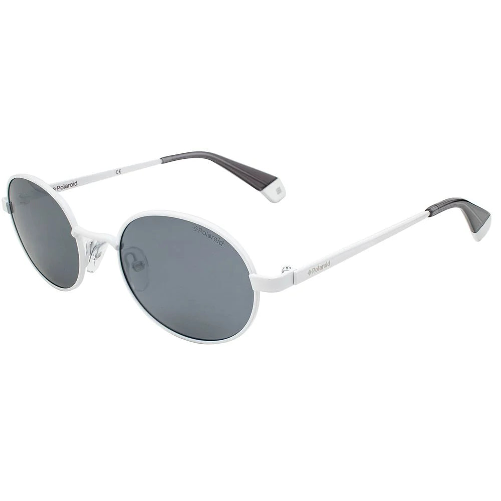 Polaroid White Metal Sunglasses - Sunglasses