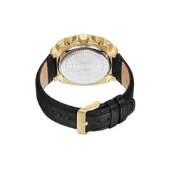 Police Black Leather Watch - Watches