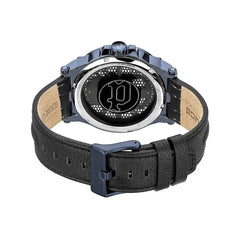 Police Black Leather Watch - Watches