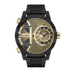 Police Black Stainless Steel Dress Watch