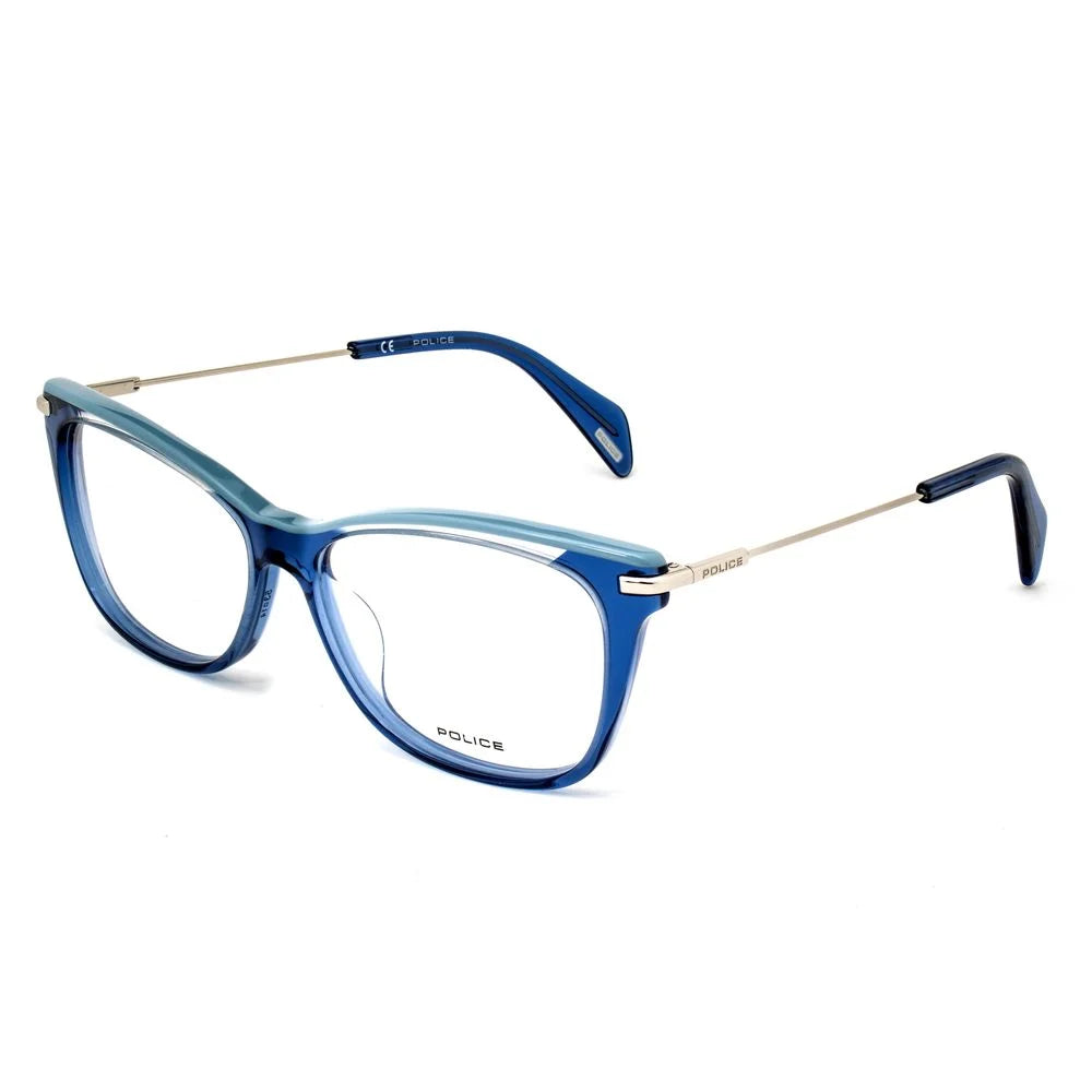 Police Blue Acetate Frames - Eyeglasses