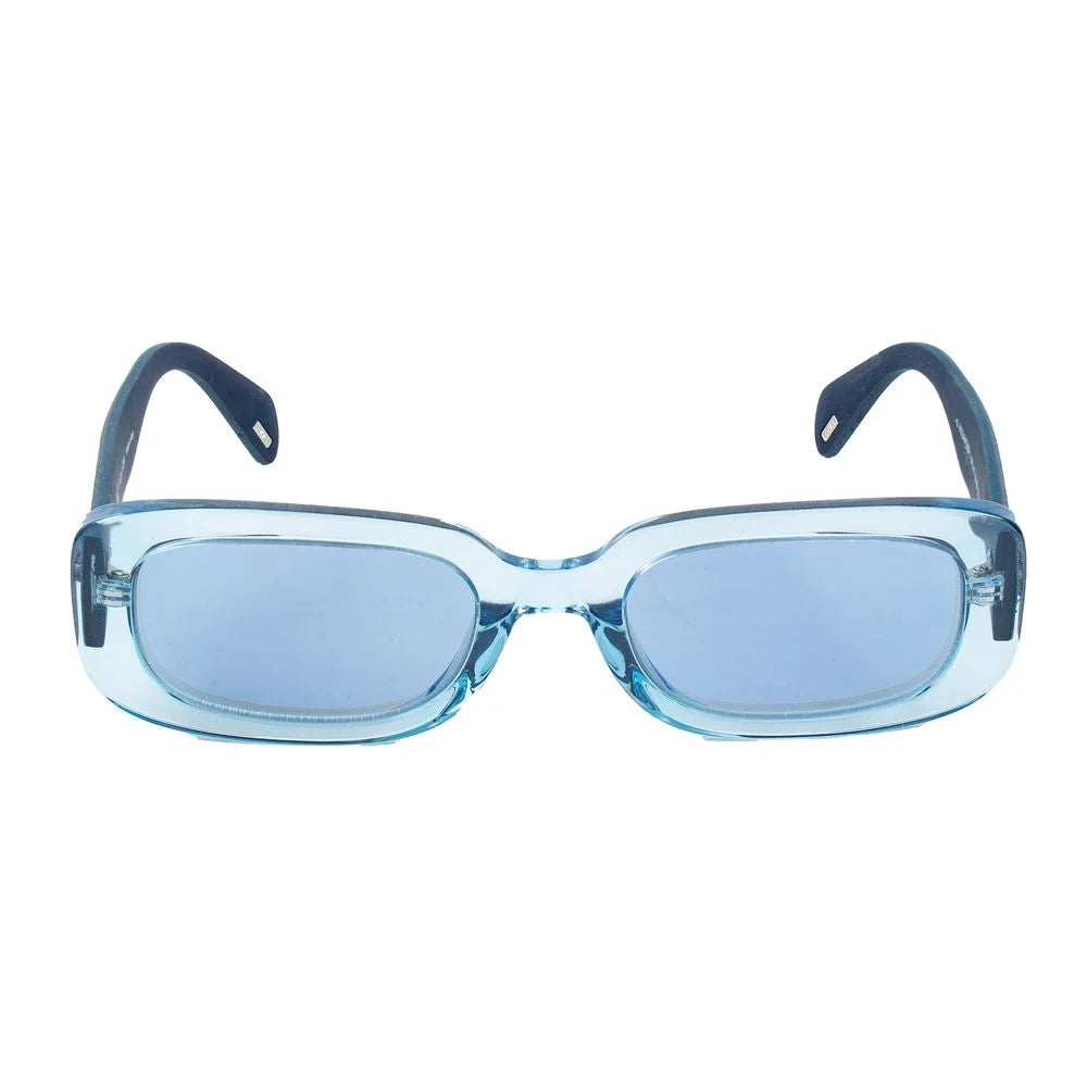Police Blue Acetate Sunglasses - Sunglasses