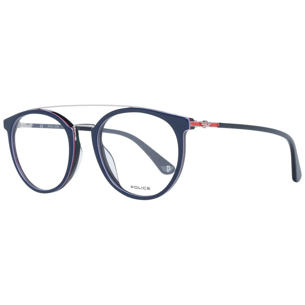 Police Blue Men Glasses Frame - Eyeglasses