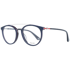 Police Blue Men Glasses Frame - Eyeglasses