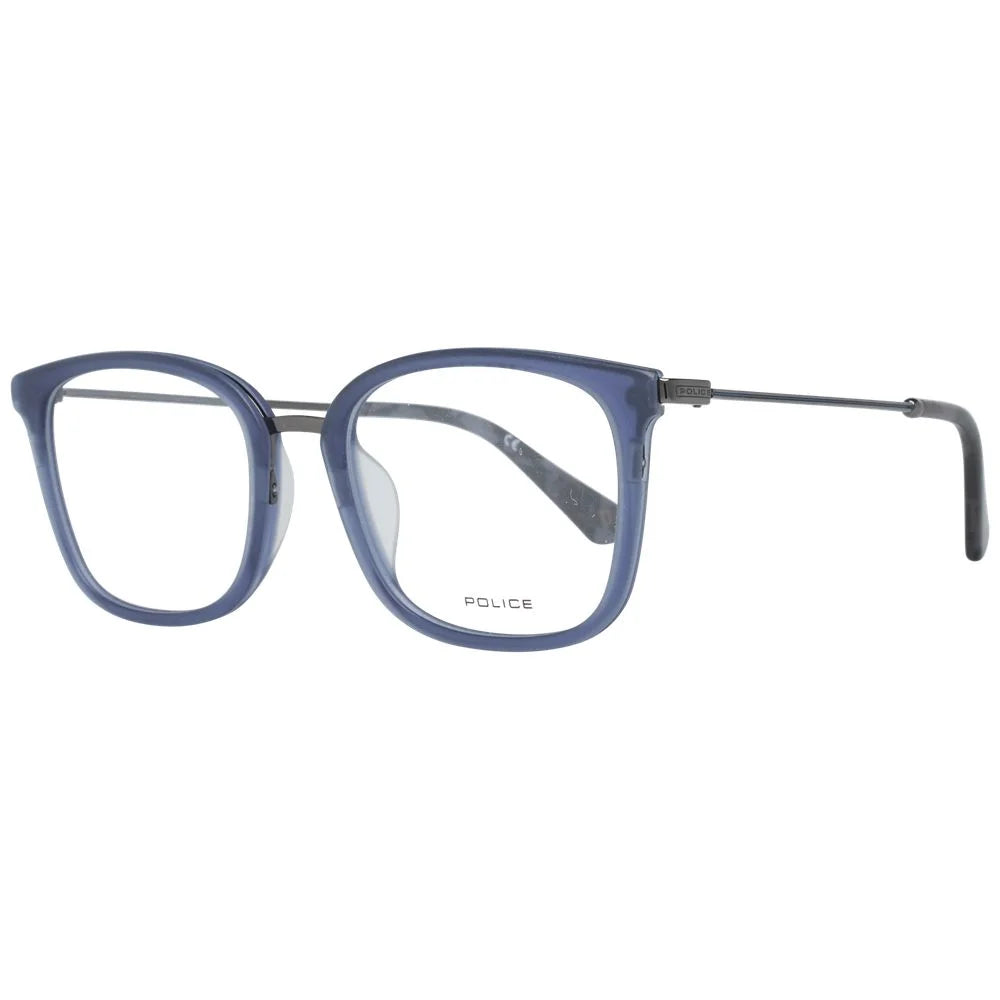 Police Blue Men Glasses Frame - Eyeglasses