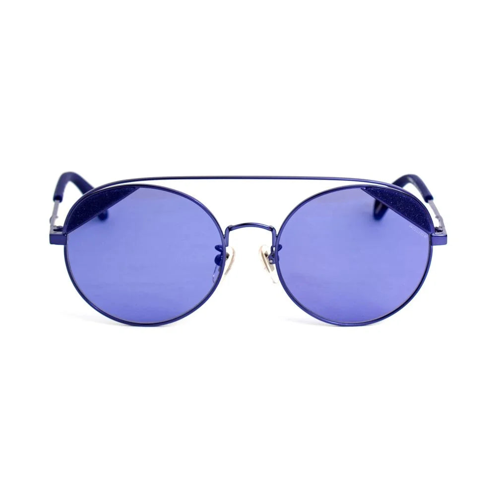 Police Blue Metal Sunglasses - Sunglasses