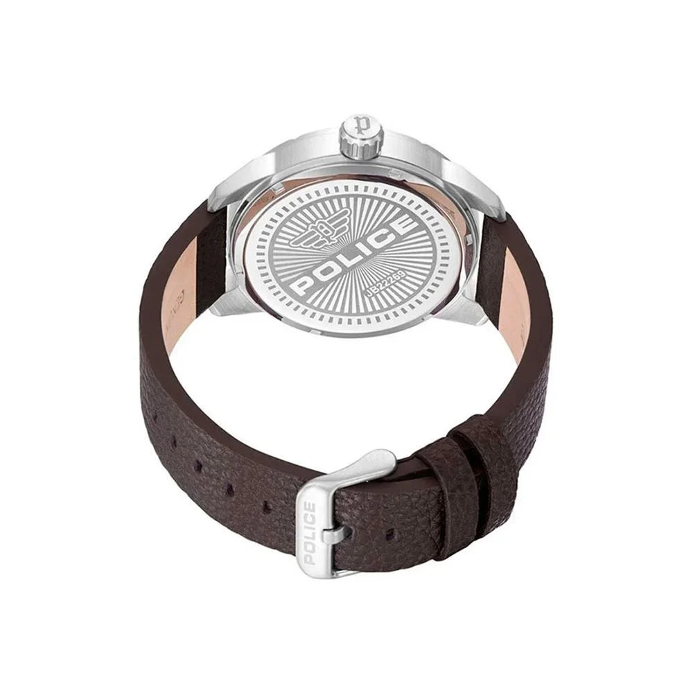 Police Brown Leather Watch