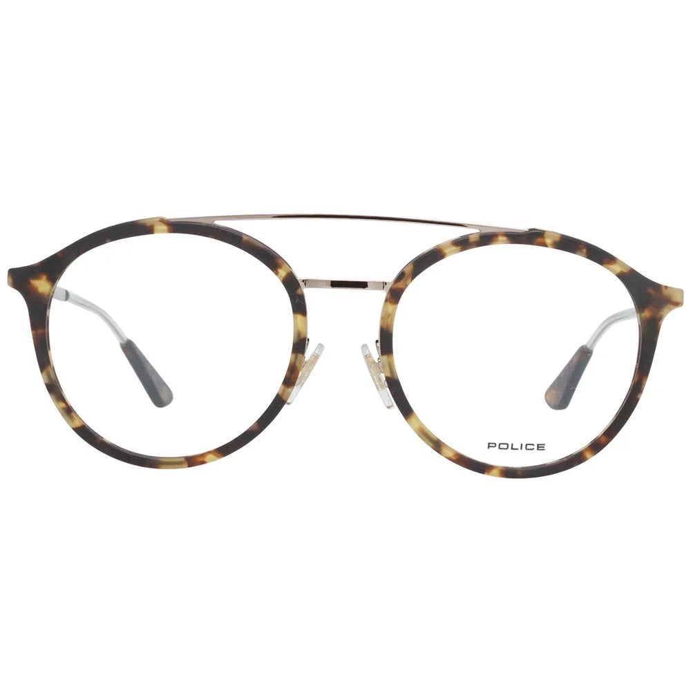 Police Brown Men Glasses Frame - Eyeglasses