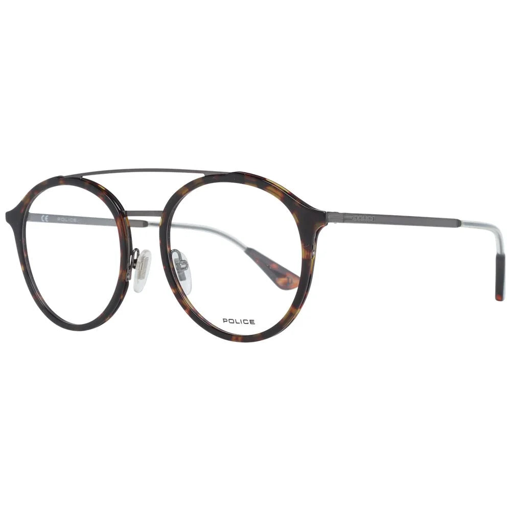 Police Brown Men Glasses Frame - Eyeglasses