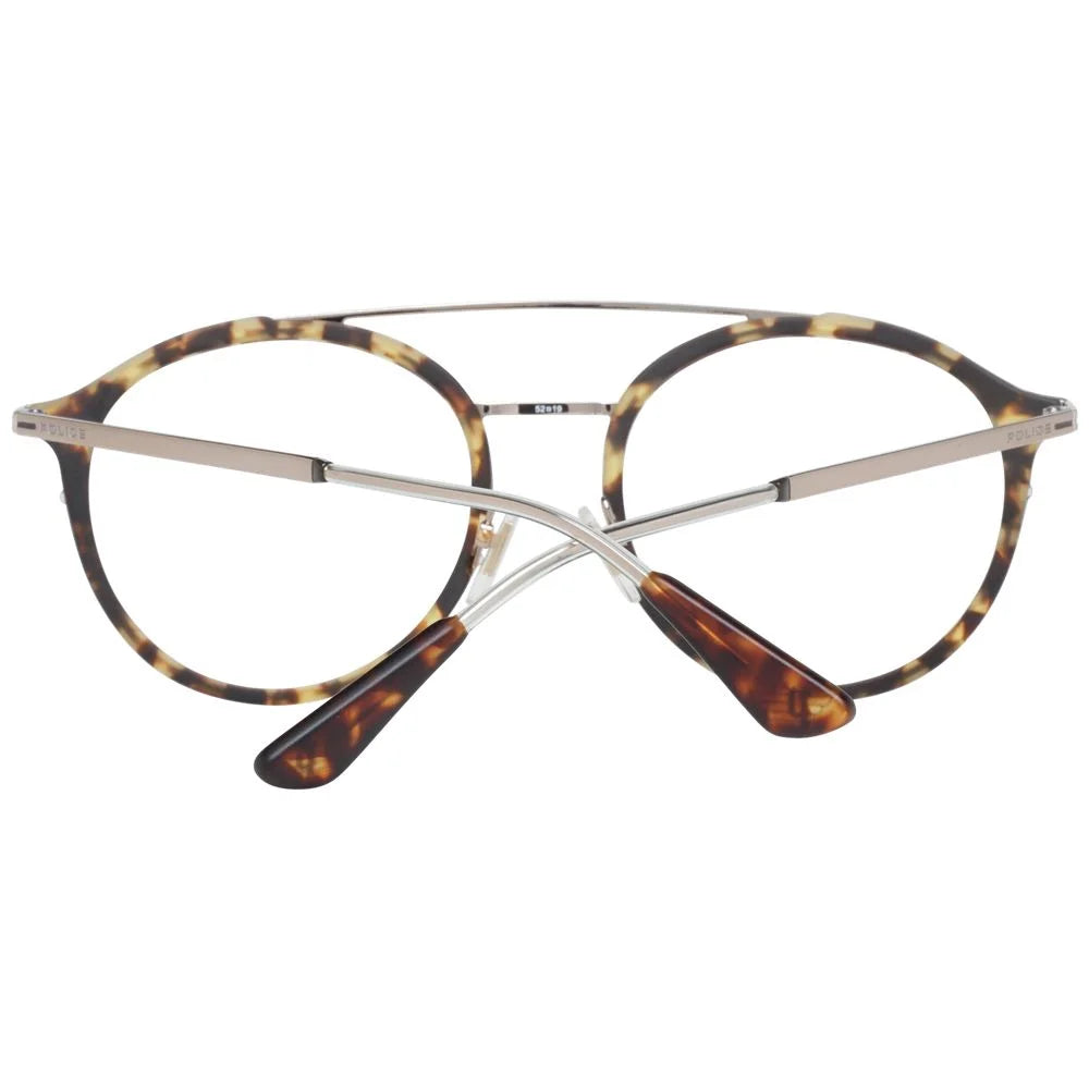 Police Brown Men Glasses Frame - Eyeglasses