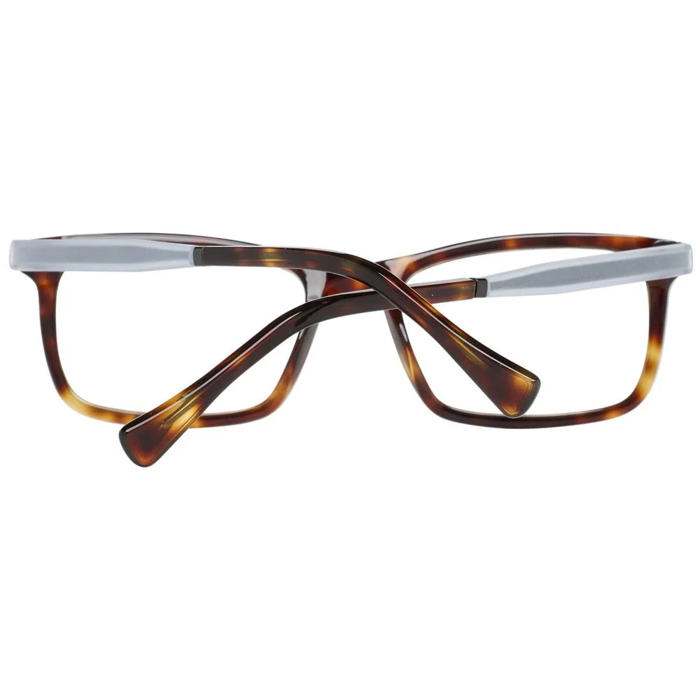 Police Brown Men Glasses Frame - Eyeglasses