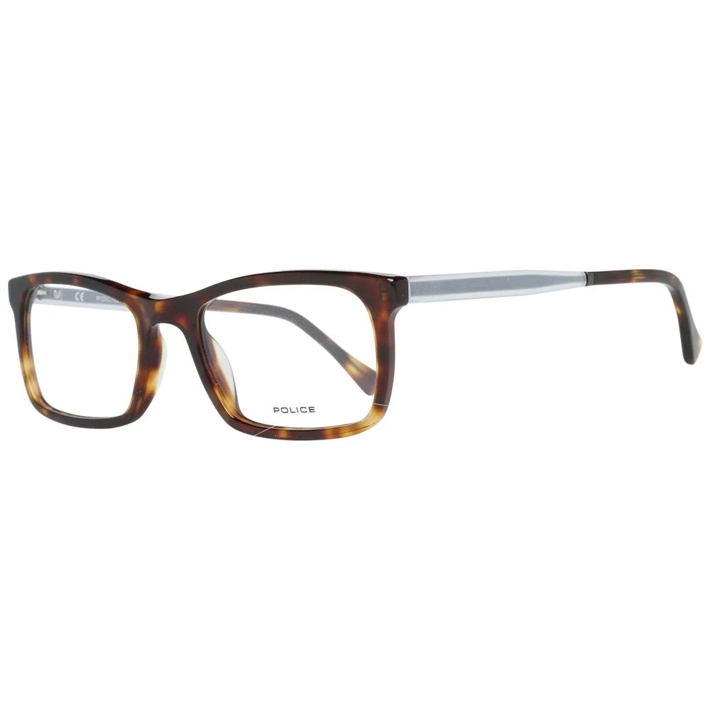Police Brown Men Glasses Frame - Eyeglasses