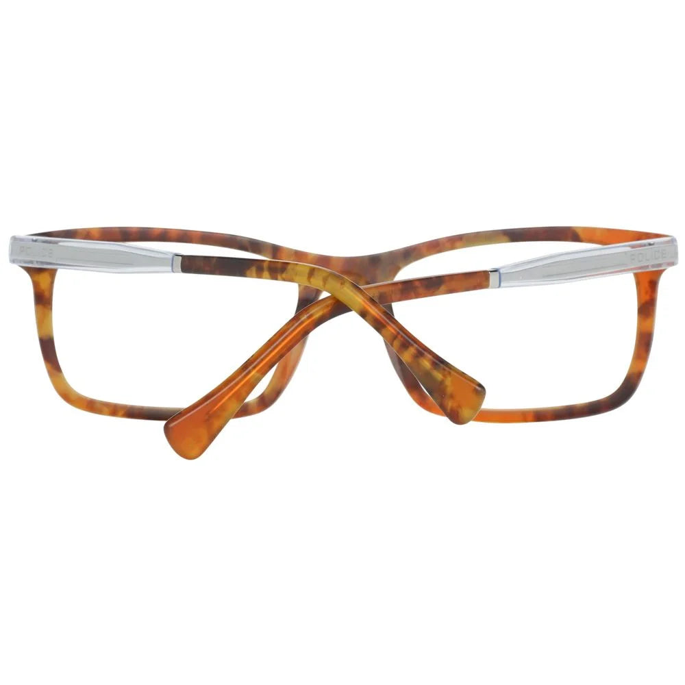 Police Brown Men Glasses Frame - Eyeglasses
