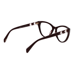 Police Burgundy Women Glasses Frame - Eyeglasses