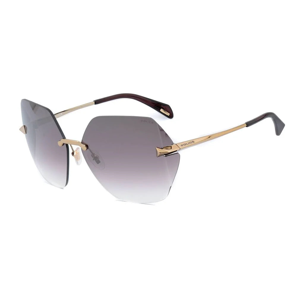 Police Gold Metal Sunglasses - Sunglasses