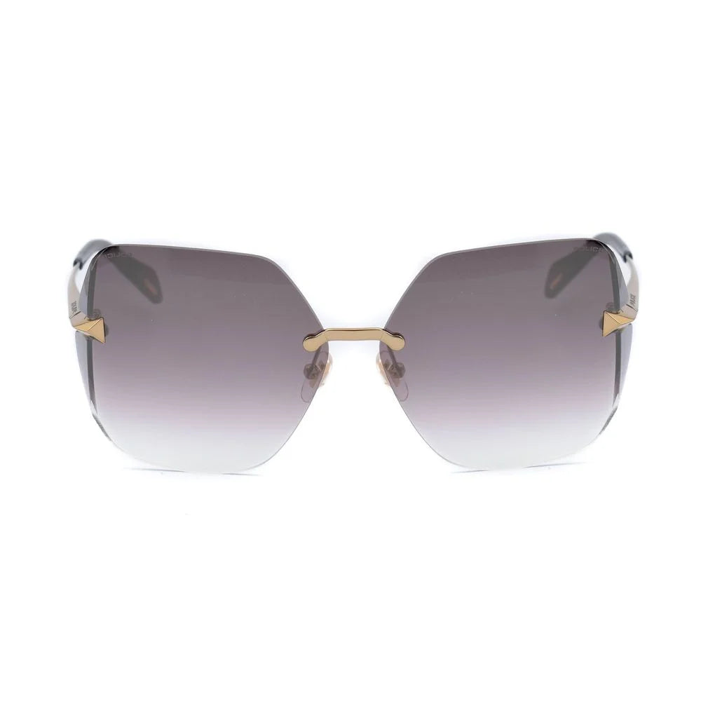 Police Gold Metal Sunglasses - Sunglasses