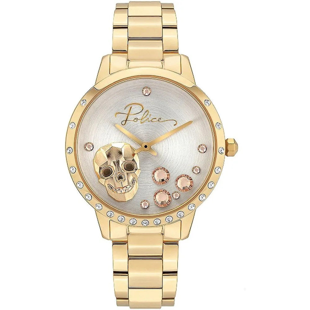 Police Gold Stainless Steel Watch - Watches
