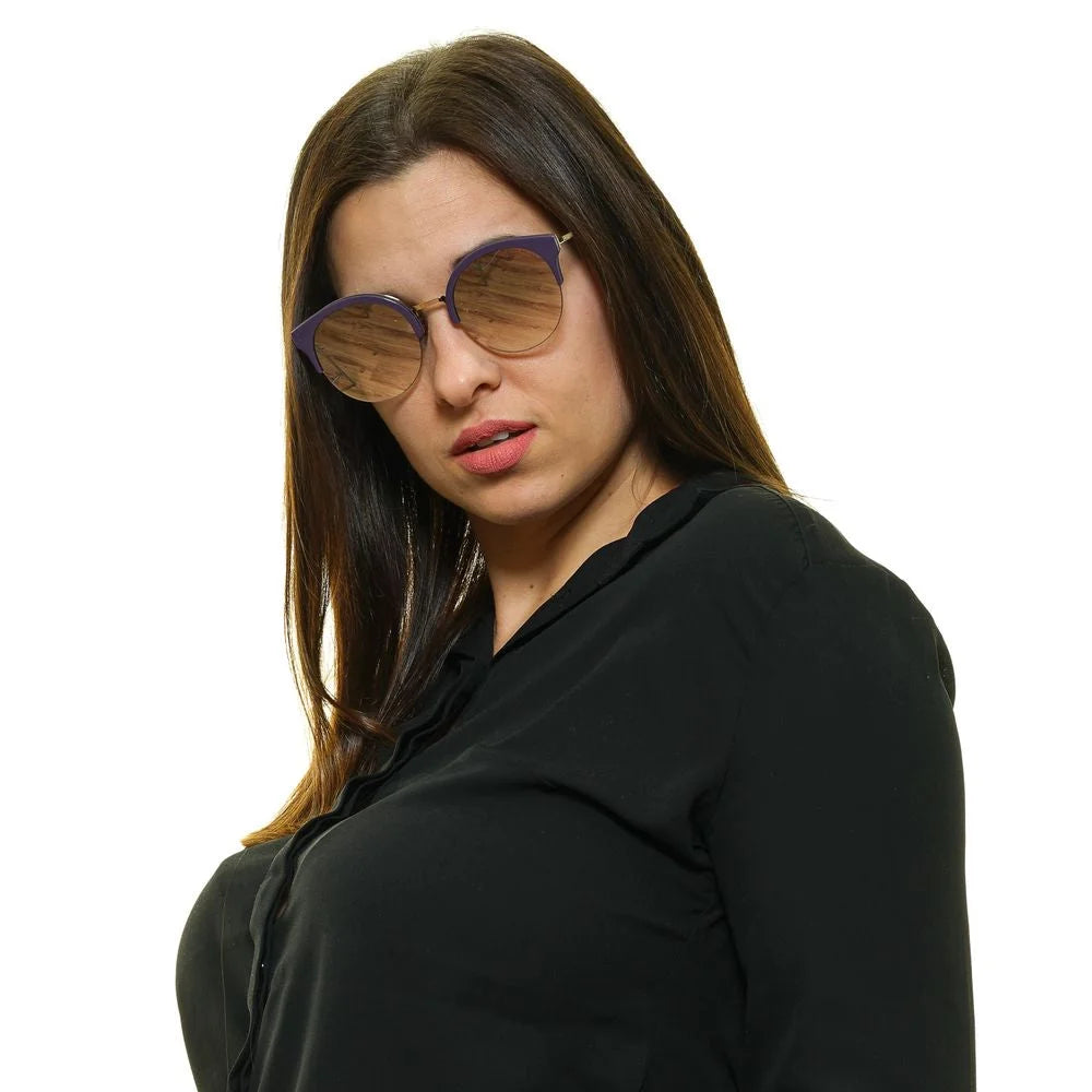 Police Gold Women Sunglass - Sunglasses