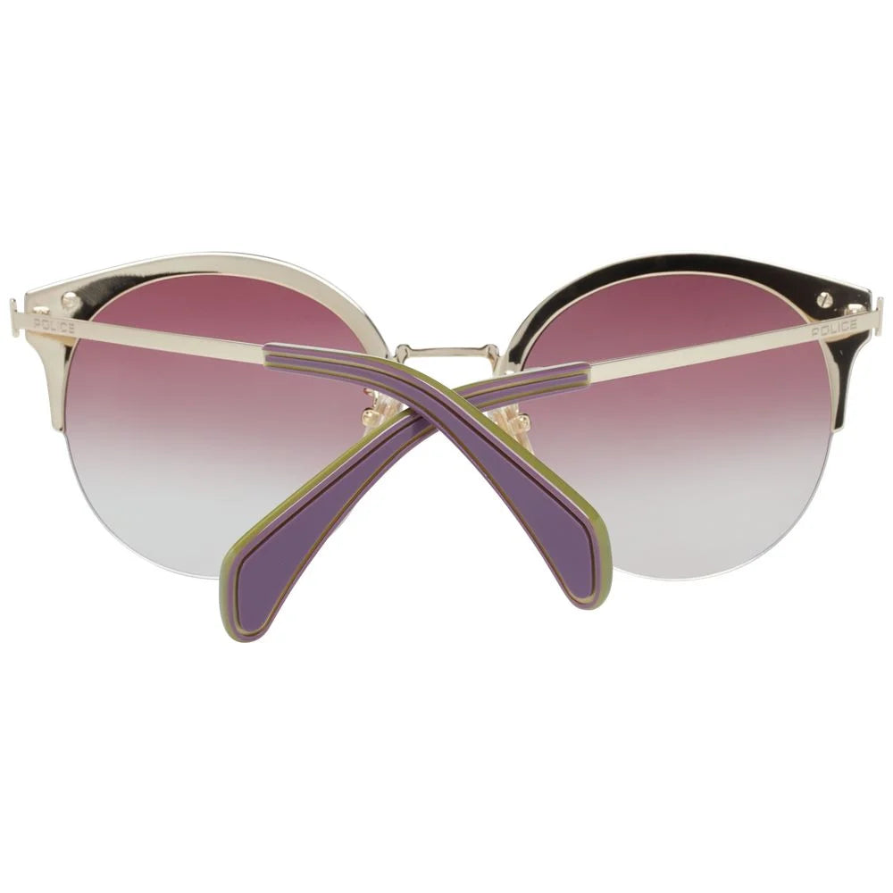 Police Gold Women Sunglass - Sunglasses