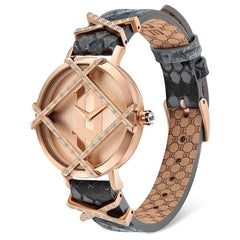 Police Gray Leather Watch - Watches