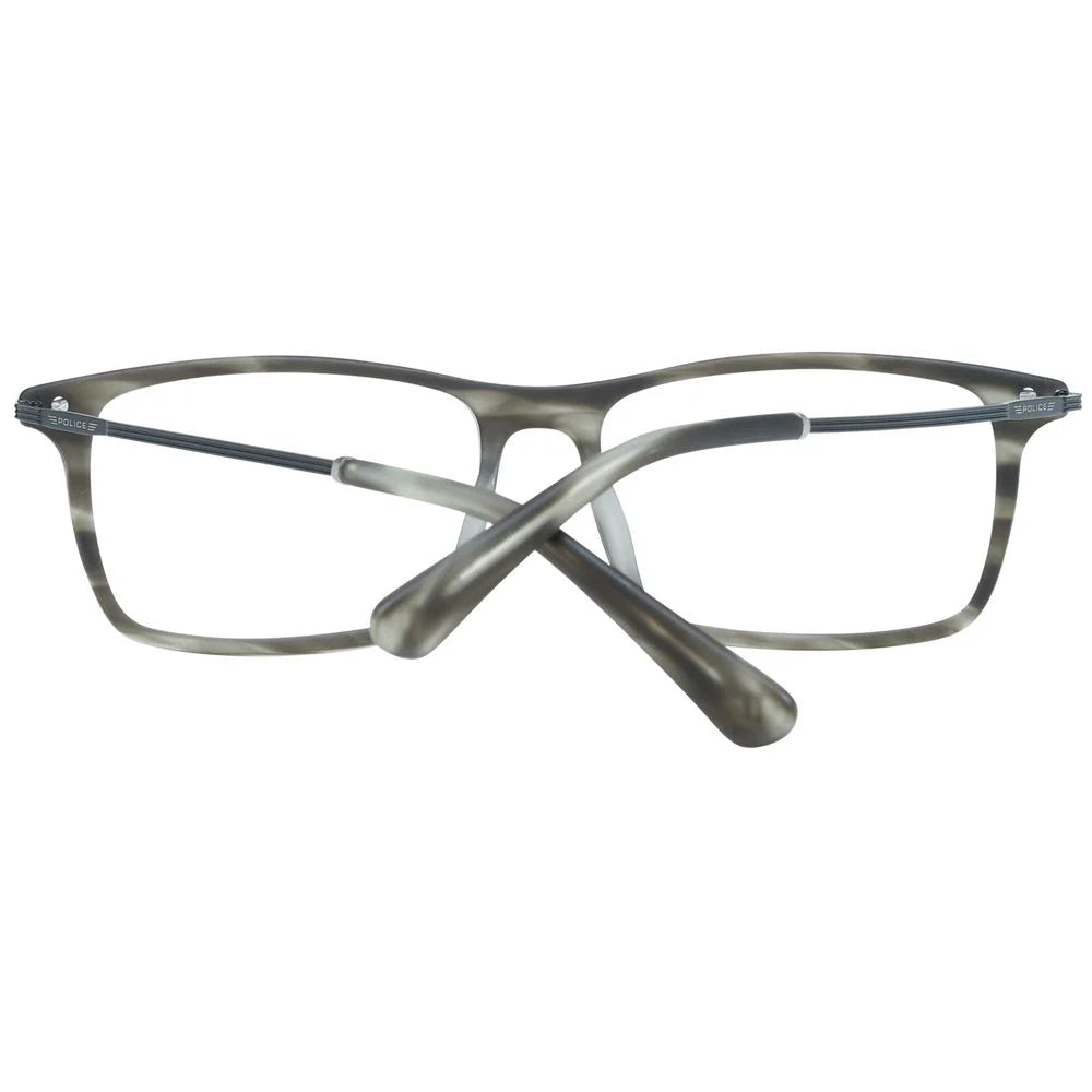 Police Gray Men Glasses Frame - Eyeglasses