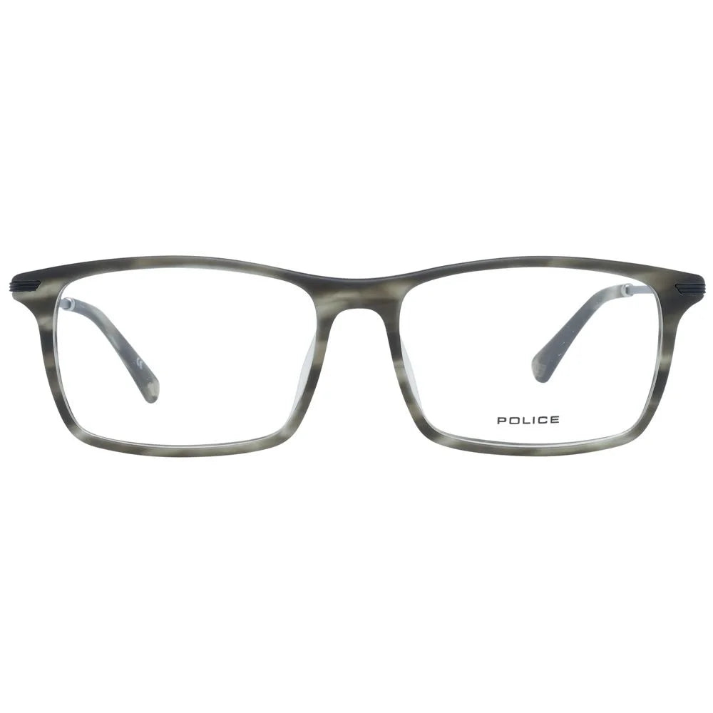 Police Gray Men Glasses Frame - Eyeglasses