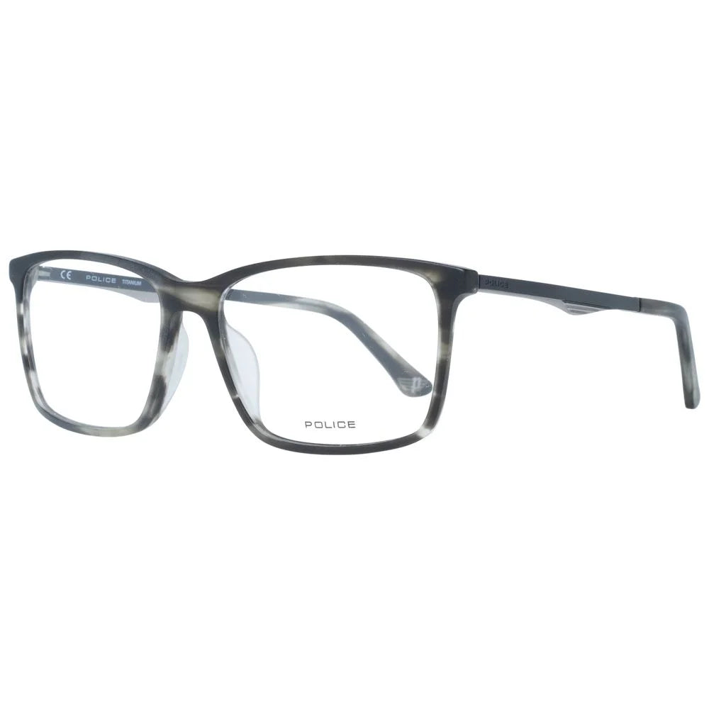 Police Gray Men Glasses Frame - Eyeglasses