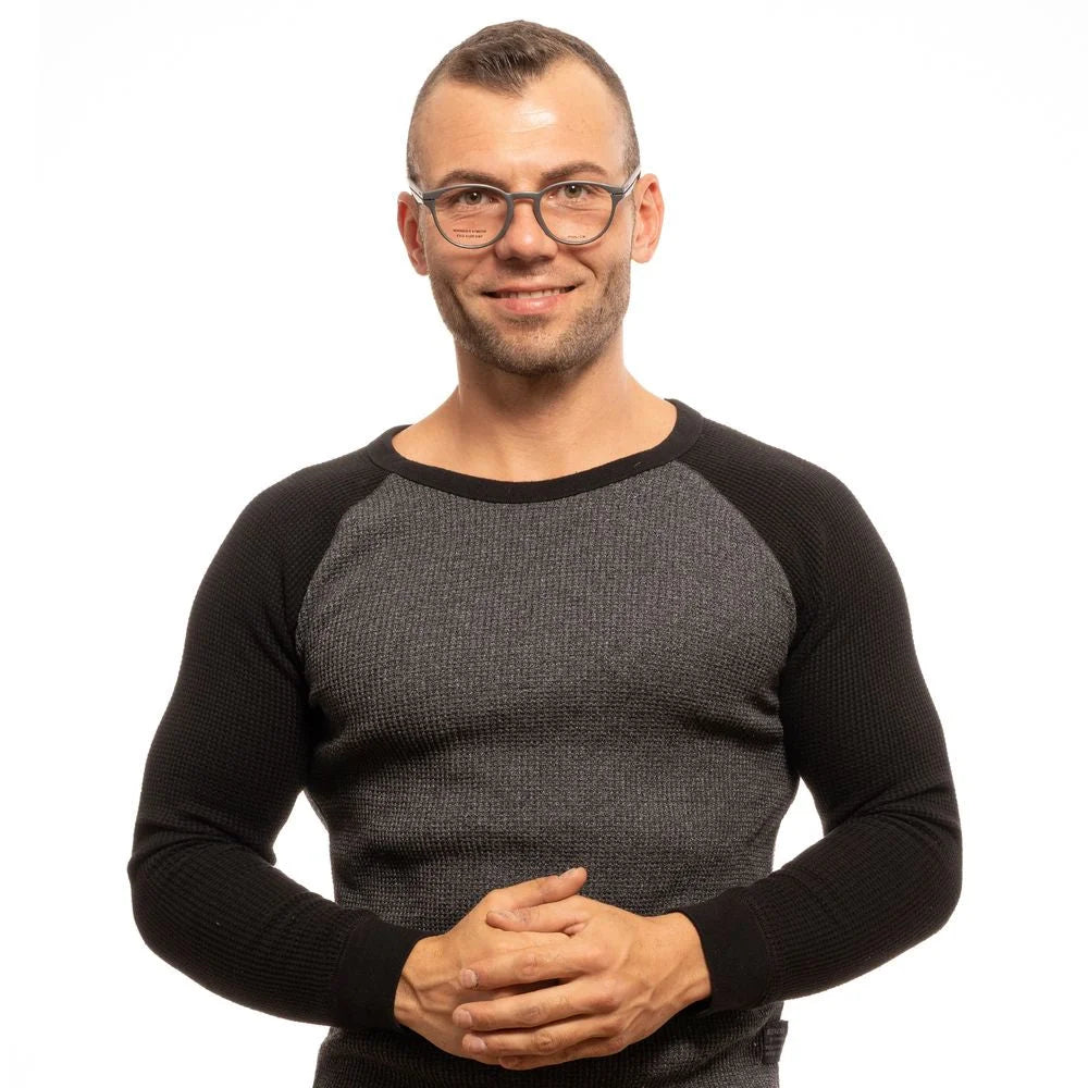 Police Gray Men Glasses Frame - Eyeglasses