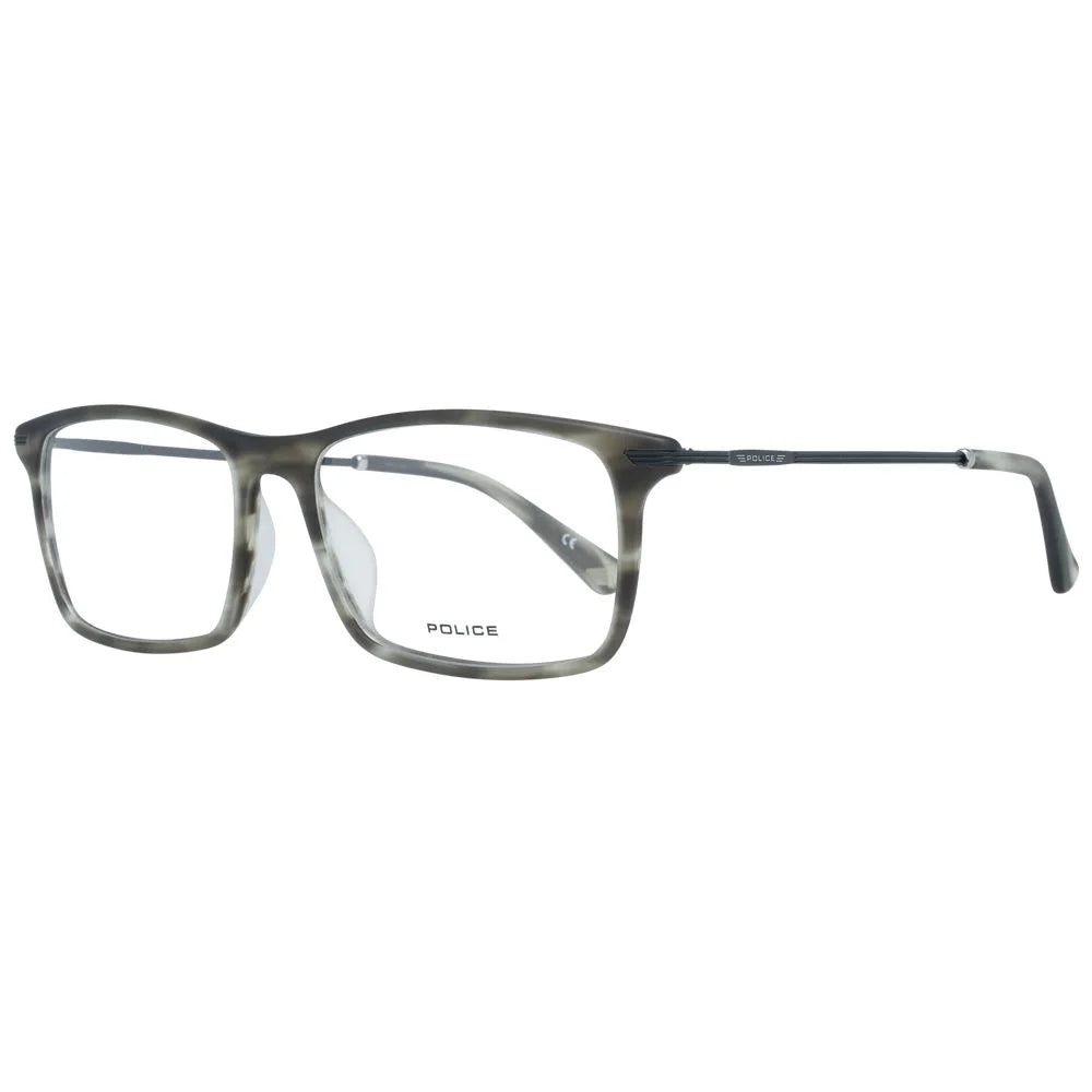 Police Gray Men Glasses Frame - Eyeglasses