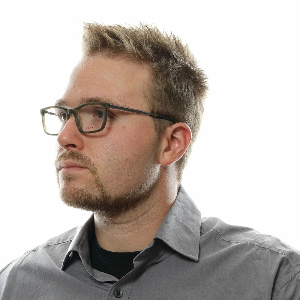 Police Green Men Glasses Frame - Eyeglasses