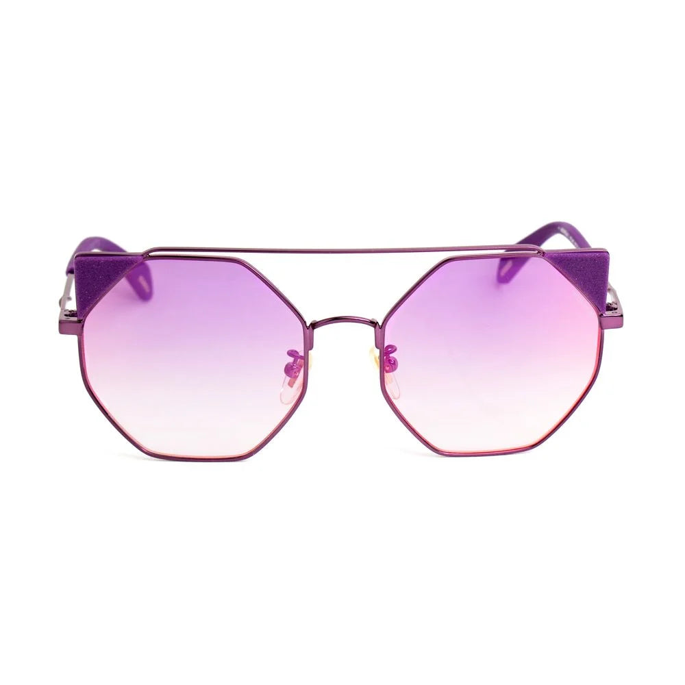 Police Purple Metal Sunglasses - Sunglasses
