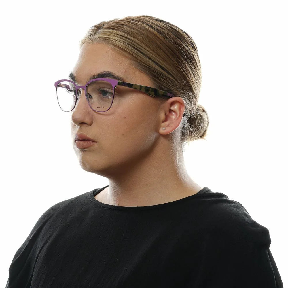 Police Purple Women Glasses Frame - Eyeglasses