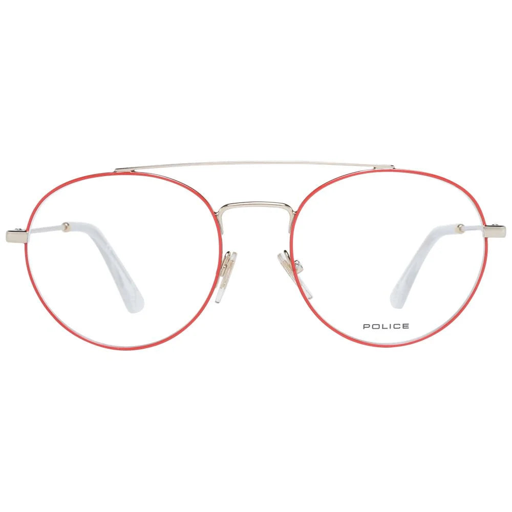 Police Red Men Glasses Frame - Eyeglasses