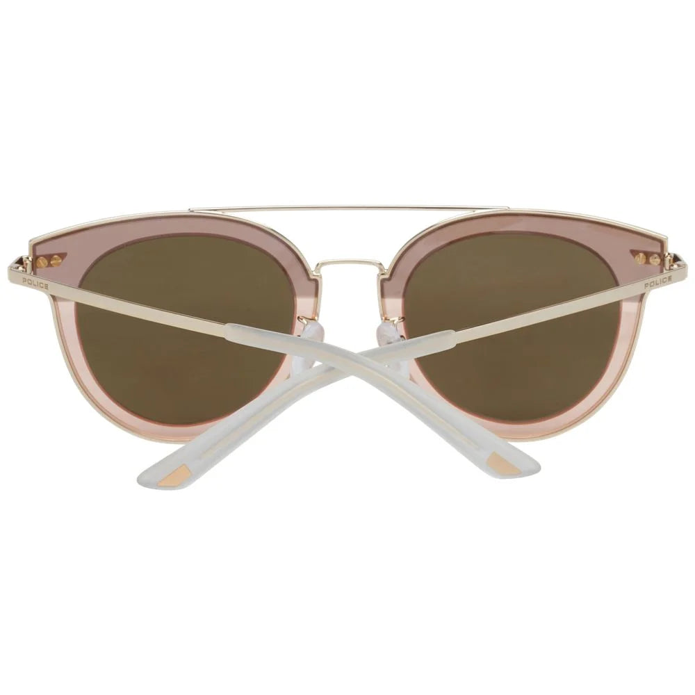 Police Rose Gold Men Sunglass - Sunglasses