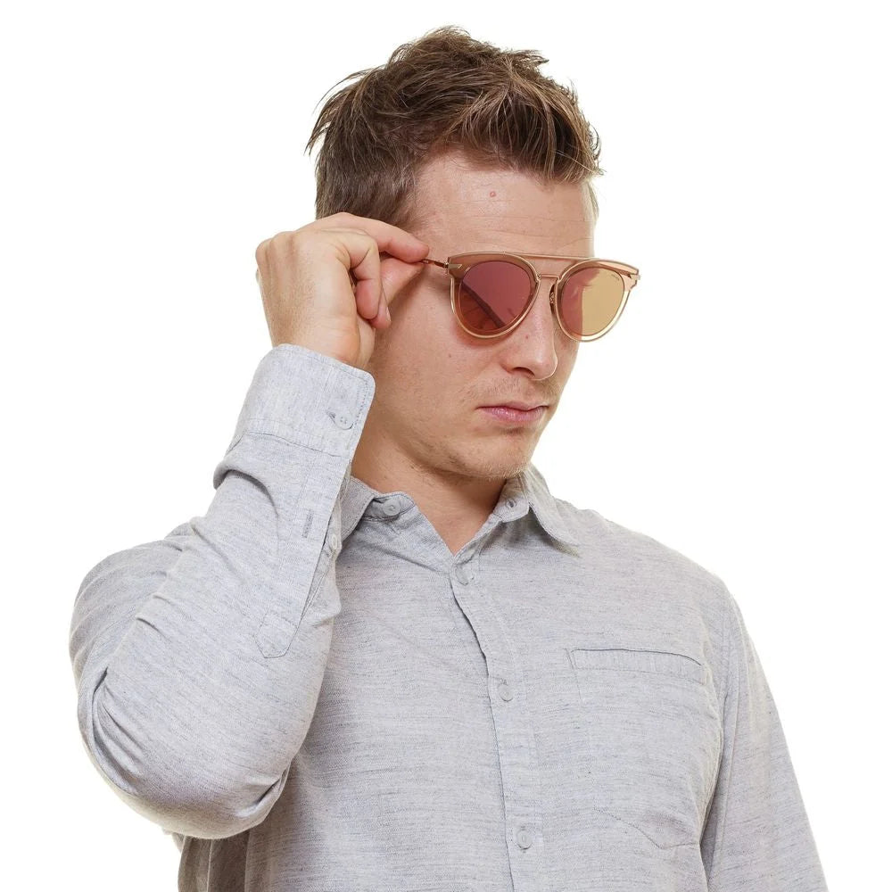 Police Rose Gold Men Sunglass - Sunglasses