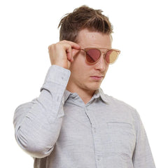 Police Rose Gold Men Sunglass - Sunglasses