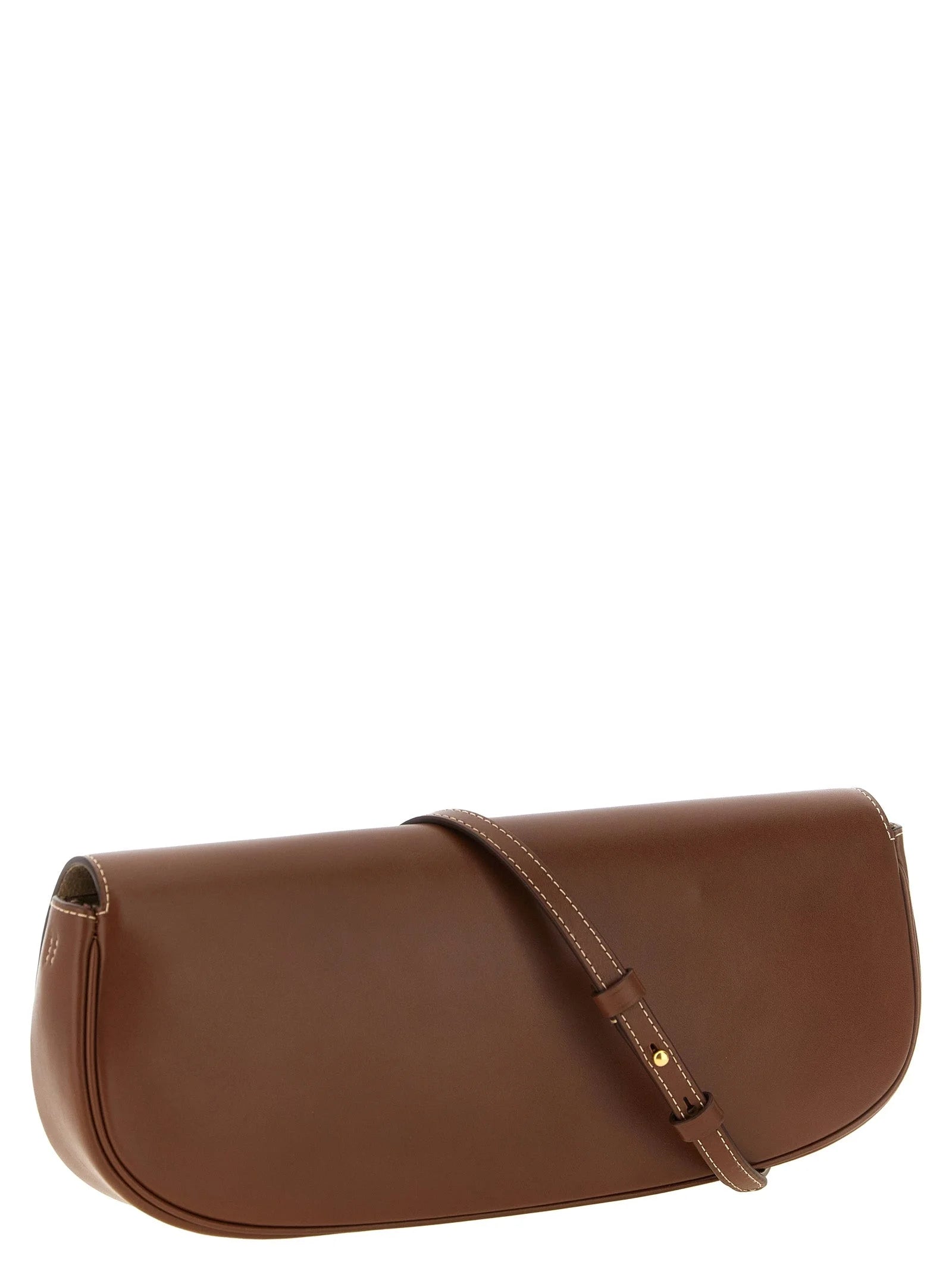 Polo Ralph Lauren Brown Cowhide Clutch Bag