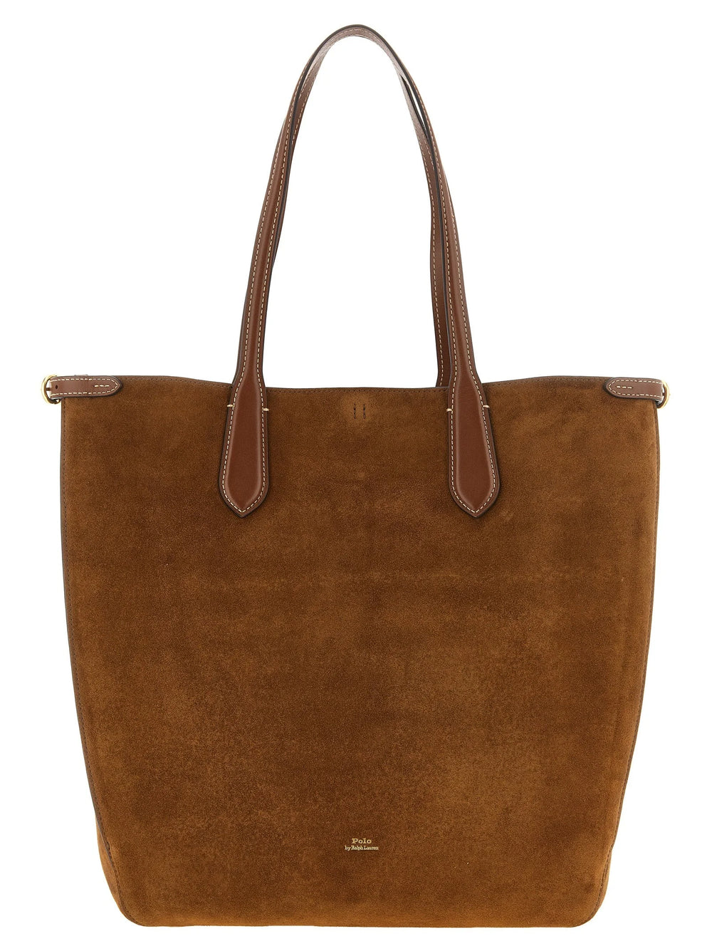 Polo Ralph Lauren Brown Cowhide Shoulder Bag