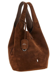Polo Ralph Lauren Brown Cowhide Tote Bag