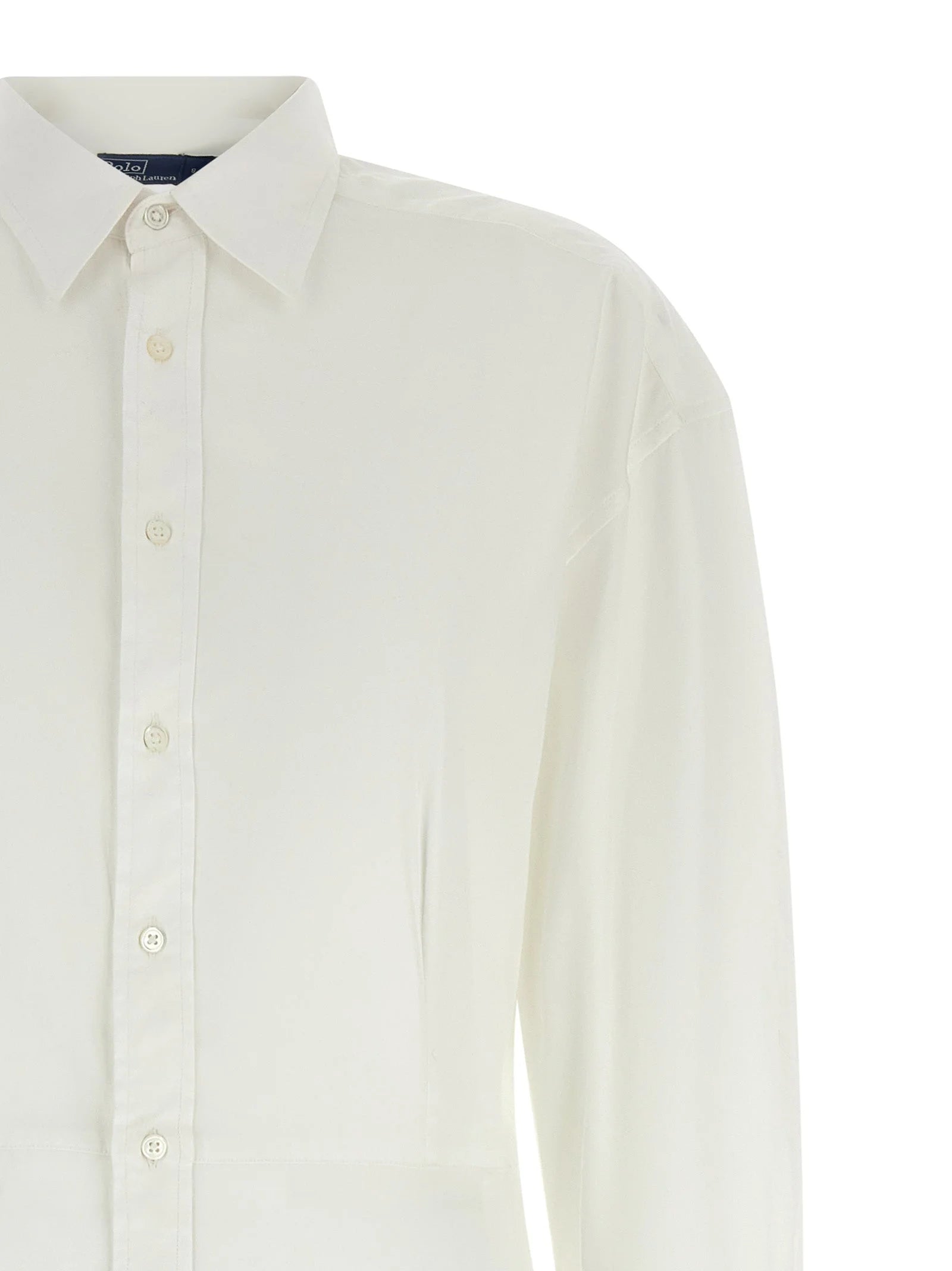 Polo Ralph Lauren White Cotton Midi Dress - 8