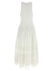 Polo Ralph Lauren White Cotton Midi Dress - XS